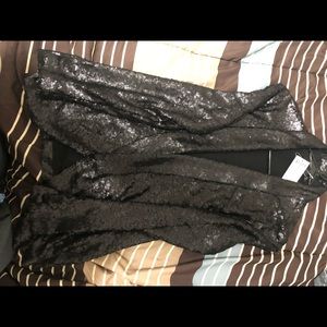 Black sequin cruel girl blazer